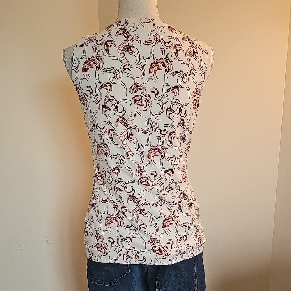 WHBM Floral Sleeveless Women's Top - Picture 3 of 5
